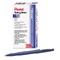 Pentel Rolling Writer Stick Roller Ball Pen, Medium 0.8mm, Blue Ink/Barrel, Dozen